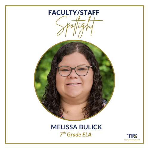 TFS FacultyStaff Spotlight_Bulick